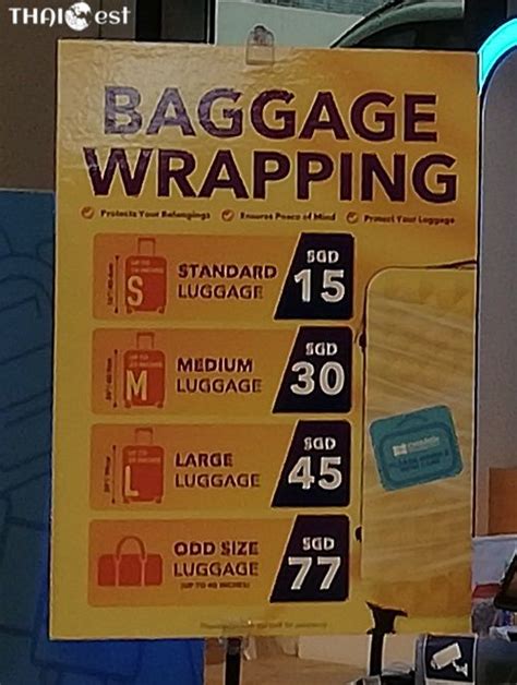 changi airport luggage wrapping.